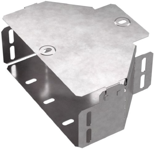 Переходник симметричный для лотка с крышкой Промрукав Стандарт 200х100х80 фото Переходник симметричный для лотка с крышкой Промрукав Стандарт 200х100х80 картинка